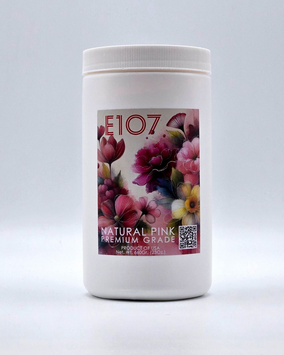 E107 Natural Pink Powder - Premium Grade - 23oz